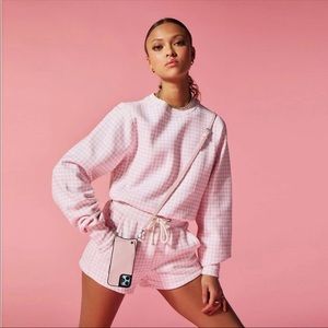 Emma Pebble Leather Crossbody Bandolier in Pink NWT iPhone 6/7/8